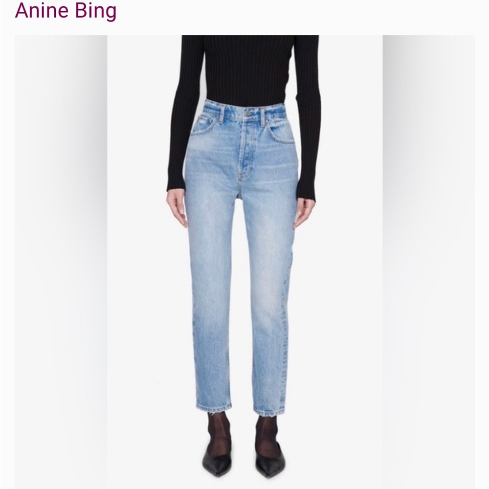 Anine Bing Relaxed Skinny Jeans Size 26 - Picture 12 of 15